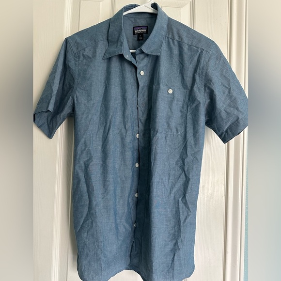 Patagonia Other - Patagonia® Mens Chambray/Demim Color Organic cotton Shirt size small